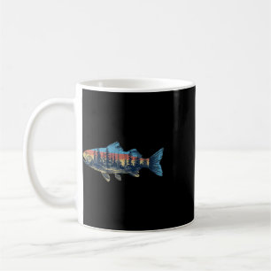 Mug Pêche à la mouche de la truite Nature Extérieur Pê