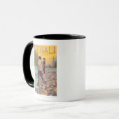 Mug Pêche à la mouche - Parc national de Denali, (Devant gauche)