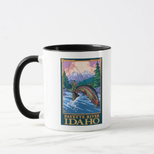 Mug Pêche à la mouche - rivière Payette, Idaho