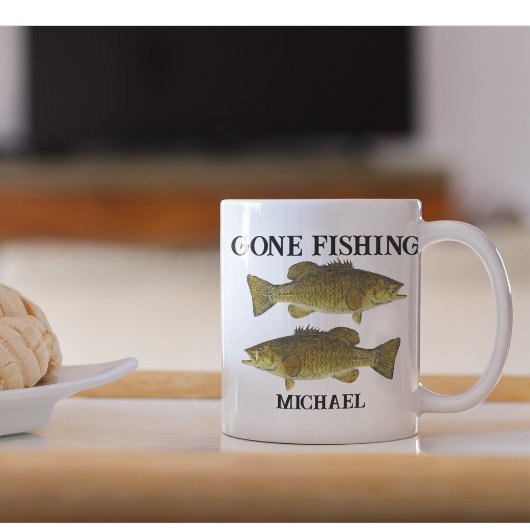 Mug Pêche à la pêche Pêche Pêcheur à l'extérieur Nom p