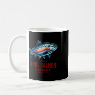 Mug Pêche à la rivière King Salmon en Colombie-Britann