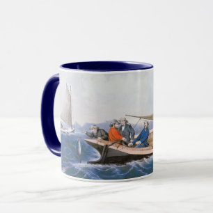 Mug Pêche à la traîne pour Fsh bleu outre de la cô