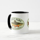 Mug Pêche à la truite (Devant gauche)