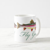 Mug Pêche à la truite (Devant droit)