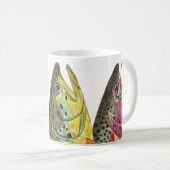 Mug Pêche à la truite (Devant droit)
