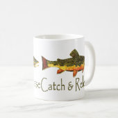 Mug Pêche à la truite de capture et de rejet (Devant droit)