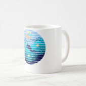 Mug Pêche à la truite de lac marquant des monstres (Devant droit)