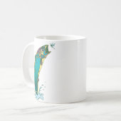 Mug Pêche à la truite psychédélique (Devant gauche)