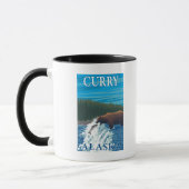 Mug Pêche à l'ours dans la rivière - Curry, Alaska (Gauche)
