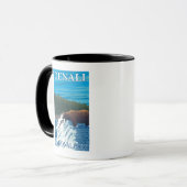 Mug Pêche à l'ours dans la rivière - Parc national de  (Devant gauche)