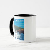 Mug Pêche à l'ours dans la rivière - Yukon River, Alas (Devant gauche)