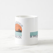 Mug Pêche amusante disant (Centre)