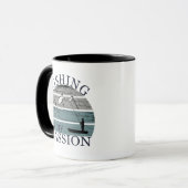 Mug Pêche amusante disant (Devant gauche)