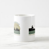 Mug Pêche amusante disant (Centre)
