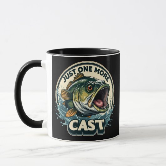 Mug Pêche au Bass Juste Un Autre Lancer (Gauche)