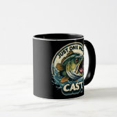 Mug Pêche au Bass Juste Un Autre Lancer (Devant droit)