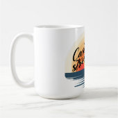 Mug Pêche au Bass Trophy Graphique Lancer plus, stress (Gauche)