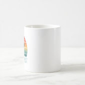 Mug Pêche au coucher du soleil poisson vintage (Centre)