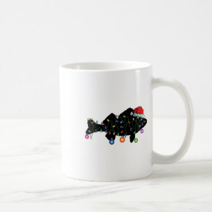 Mug Pêche au doré drôle de lumières de Noël poisson Pè