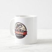 Mug Pêche au nom personnalisé (Devant gauche)