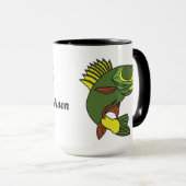 Mug Pêche au walleye personnalisée (Devant droit)