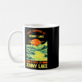 Mug Pêche Bateau Camping Lac Vacation Jenny Lake (Gauche)