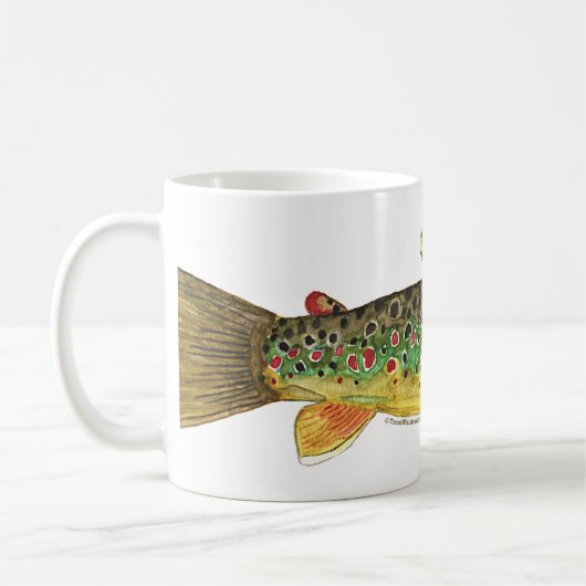 Mug Pêche Brown à la truite (Gauche)