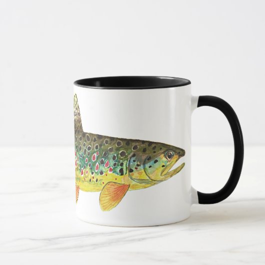 Mug Pêche Brown à la truite (Droite)