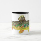 Mug Pêche Brown à la truite (Centre)