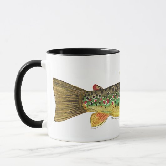 Mug Pêche Brown à la truite (Gauche)