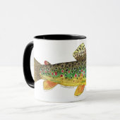 Mug Pêche Brown à la truite (Devant gauche)