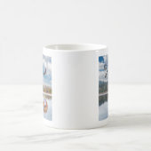 Mug Pêche-cadeau à la retraite à l'aquarelle du lac (Centre)