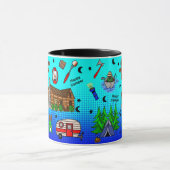 Mug Pêche, Camping, Midwest Theme (Centre)
