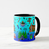 Mug Pêche, Camping, Midwest Theme (Devant droit)