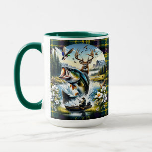 Mug Pêche, Cerf, Chasse au Canard