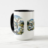 Mug Pêche, Cerf, Chasse au Canard (Devant gauche)