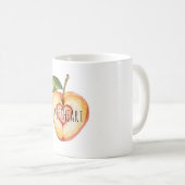 Mug Pêche cœur de fruit (Devant droit)
