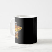 Mug Pêche de la truite Brown Pêche de la truite Bigfoo (Devant gauche)