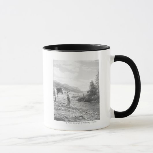Mug Pêche de mouche de garçon (Droite)