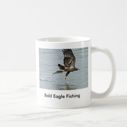 Mug Pêche d'Eagle chauve (Droite)