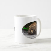 Mug Pêche d'Otis d'ours Brown (Devant droit)
