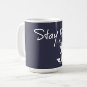 Mug Pêche drôle de mouche de séjour (Devant gauche)