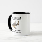 Mug Pêche drôle de poisson-chat (Devant gauche)