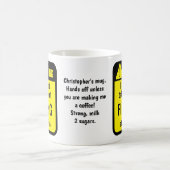 Mug Pêche drôle personnalisée (Centre)