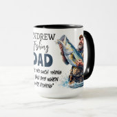 Mug Pêche du pêcheur avec devis (Devant droit)