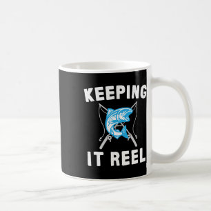 Mug Pêche en gardant la pêche réelle