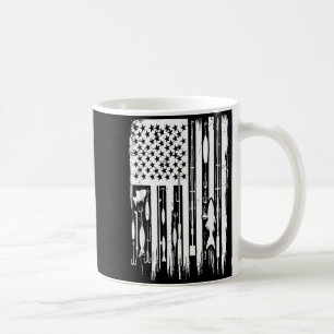 Mug Pêche en plein air Drapeau américain Pêcheur Amate