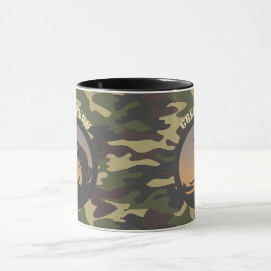 Mug Pêche et camouflage (Centre)