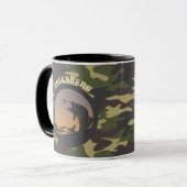 Mug Pêche et camouflage (Devant gauche)