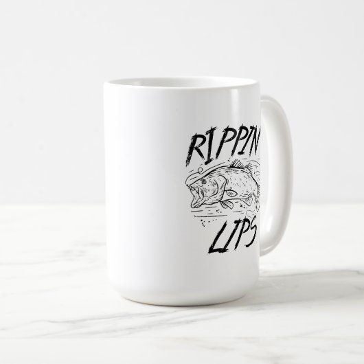 Mug Pêche et lèvres de Rippin (Devant droit)